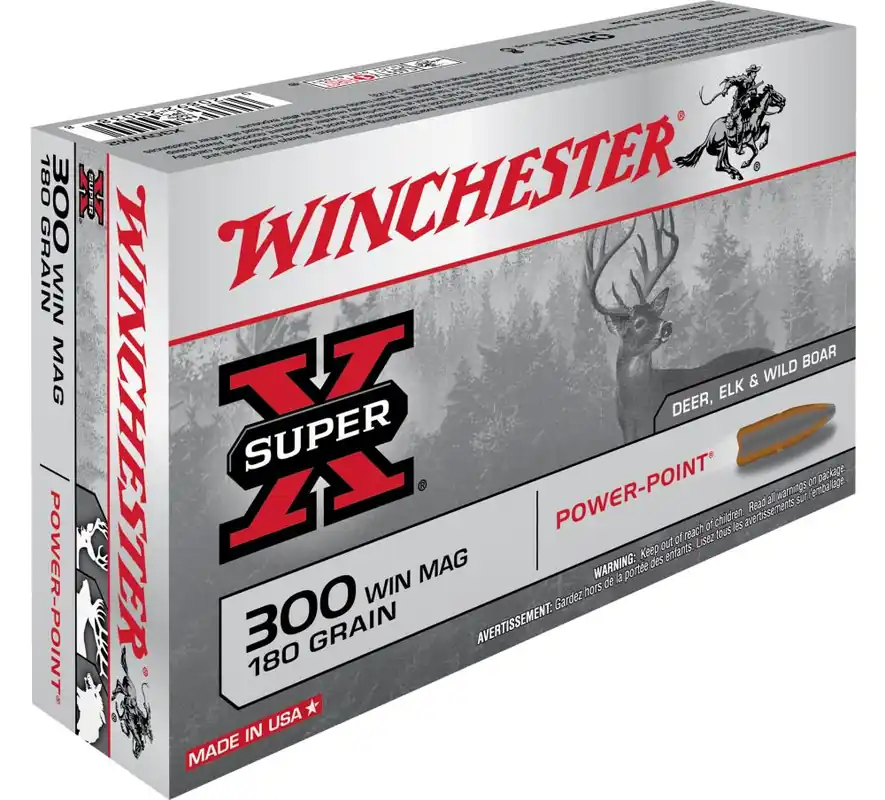 BALLES 300WIN MAG POWER POINT 180GR Expédié Aujourd’hui