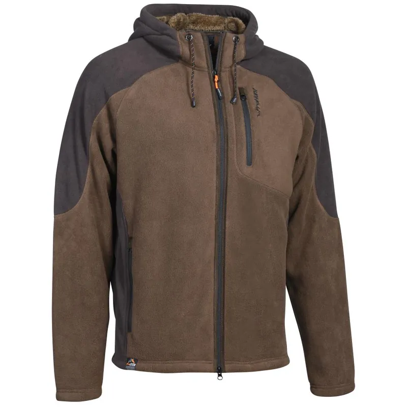 VESTE DE CHASSE POLAIRE BUFFALO MARRON Meilleure Vente