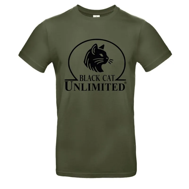 TEE SHIRT HOMME BLACK CAT KAKI Achetez Aujourd’hui