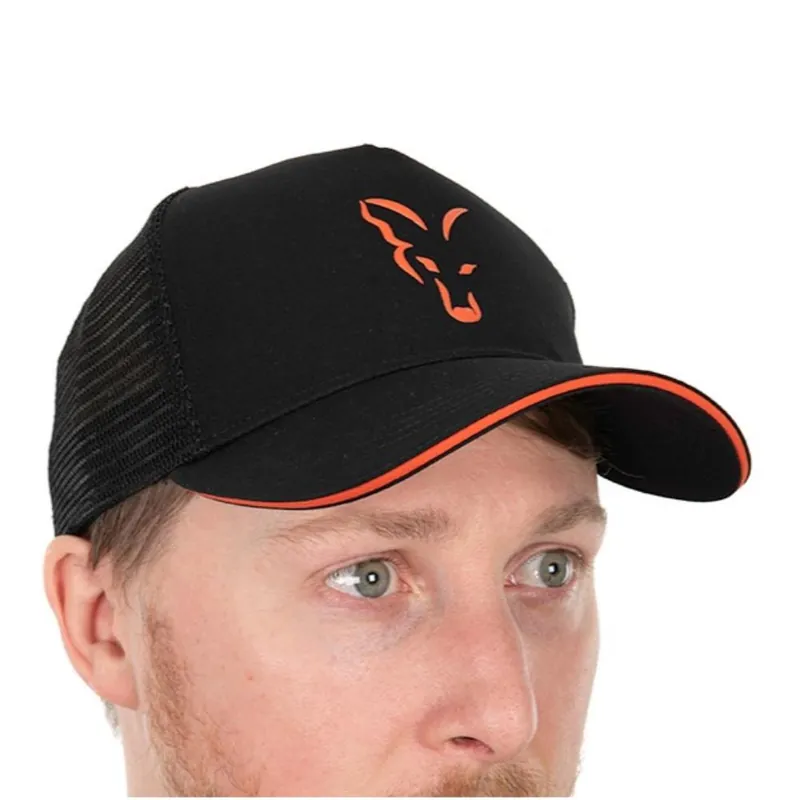 Vente Directe CASQUETTE TRUCKER NOIR ORANGE