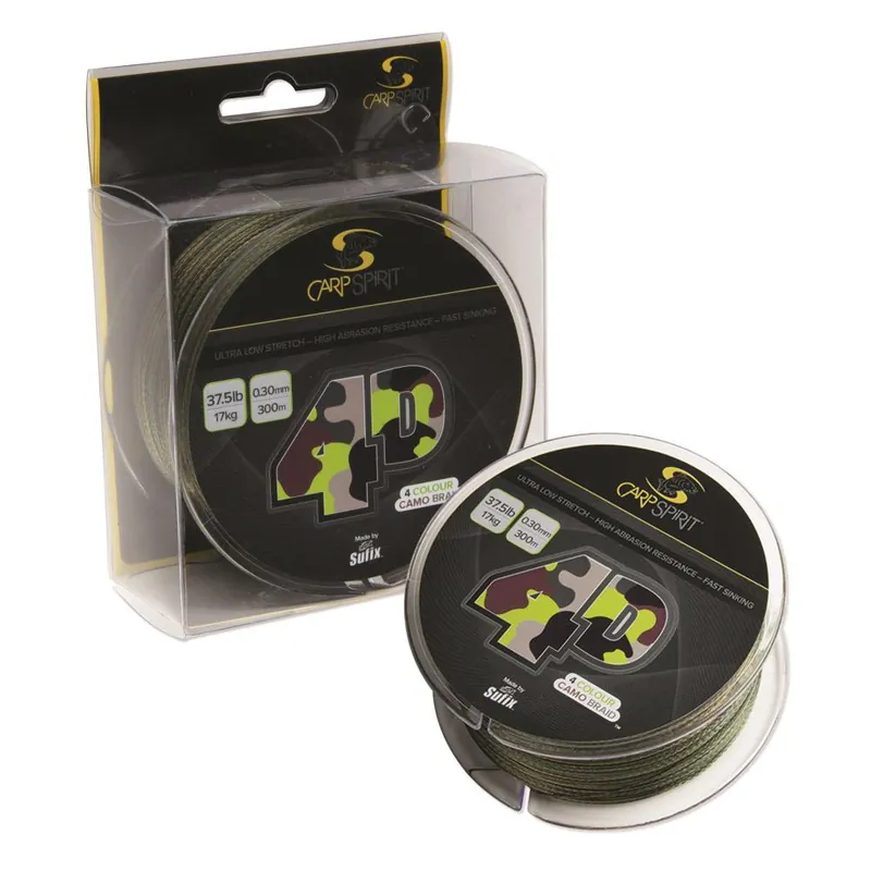 Expédition Rapide TRESSE CARPE 4-D CAMO 300M
