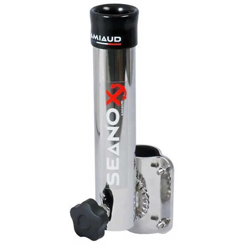 Pas Cher Porte canne à orientation rapide inox avec bride