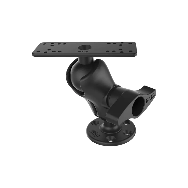 Soporte horizontal para Garmin y Lowrance – de 9 a 12&Prime; – Bola D Quantité Limitée