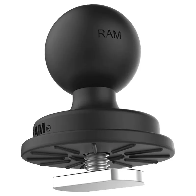 Round RAM base with stainless steel T-fastener Livraison Express