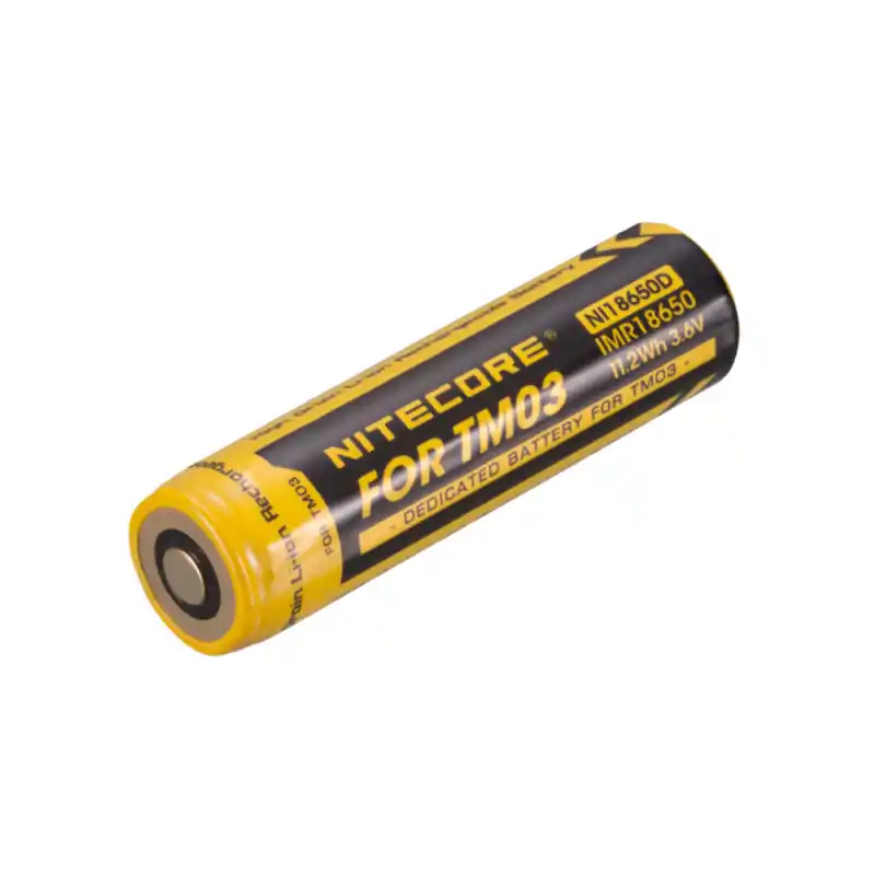 BATTERIE NITECORE ACCUS LI-ION 18650 POUR TM03 Retour Gratuit