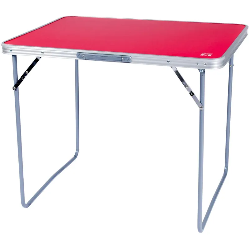 Acheter Direct TABLE DE « CAMP » ROUGE 80X60XH67CM