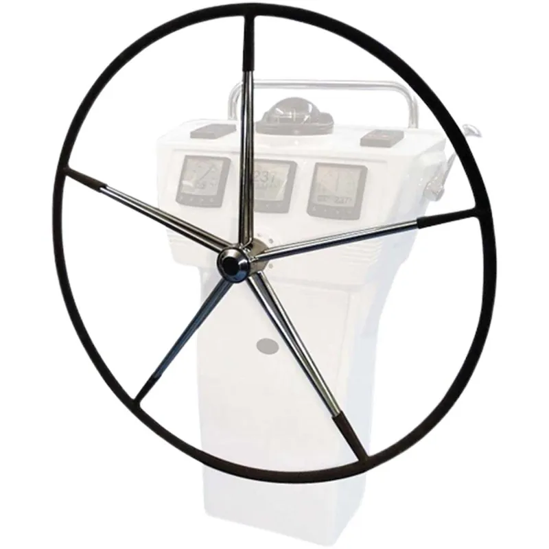 Volante de barco forrado en cuero, Ø 1020 mm, 10 radios. Authentique