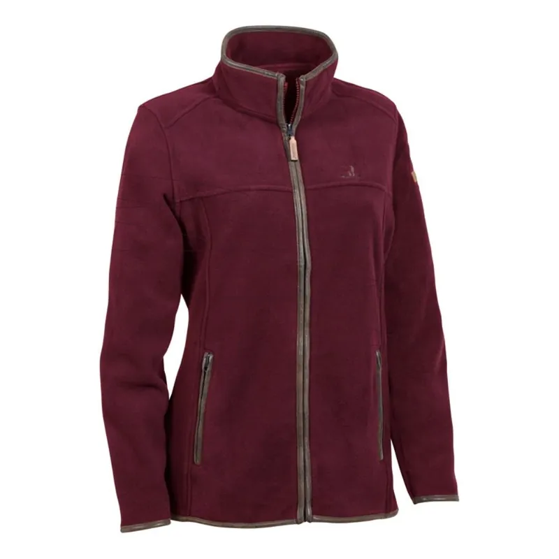 BLOUSON FEMME SCOTLAND BORDEAUX Nouvel Arrivage