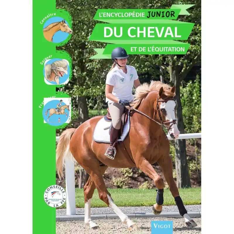 LIVRE LENCYCLOPEDIE JUNIOR DU CHEVAL Bon Marché