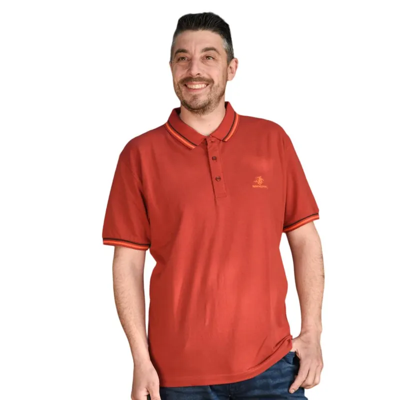 Authentique POLO ROGAN2 ROUGE