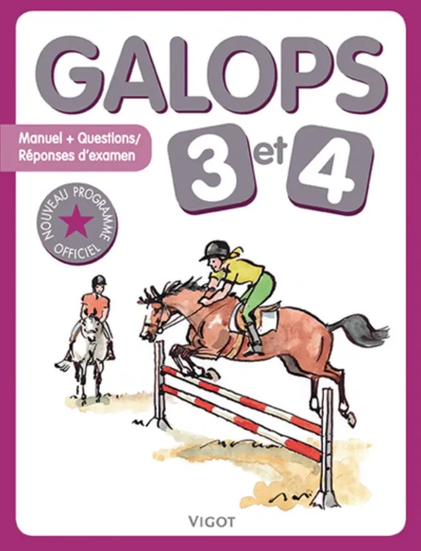 LIVRE GALOPS 3 ET 4 Certifié
