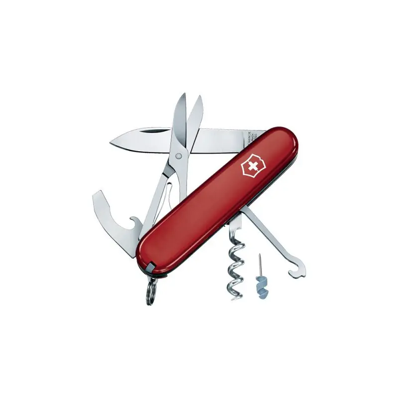 COUTEAU MULTIFONCTIONS VICTORINOX COMPACT ROUGE Satisfait Ou Remboursé