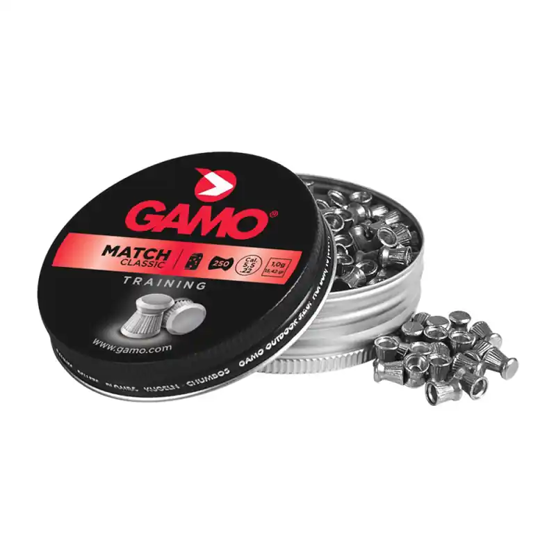 PLOMBS GAMO MATCH 5.5MM PAR 250 Achat Immédiat