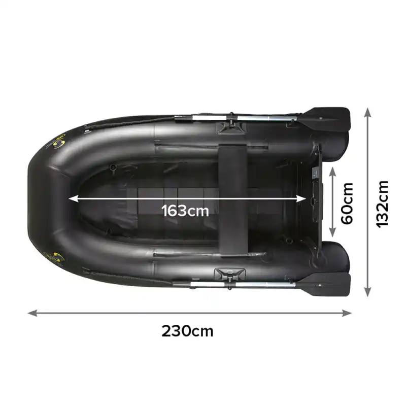 Prix Réduit BATEAU PNEUMATIQUE CARP SPIRIT BLACK BOAT ONE 230