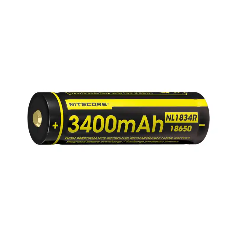 BATTERIE NITECORE ACCUS LI-ION 18650 – 3400MAH Prix Réduit