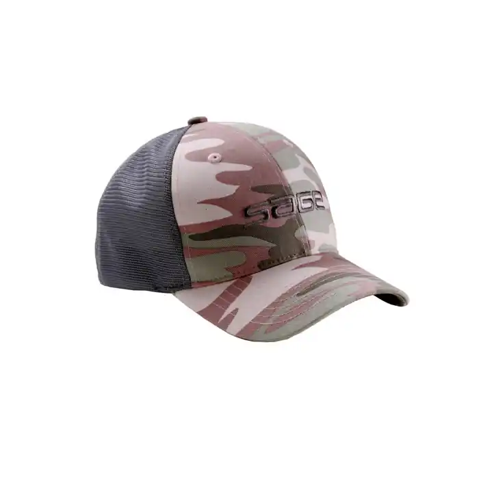 Acheter En Ligne Casquette de pêche Sage Mesh Back – Pink Camo/Grey