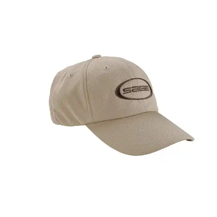 Casquette de pêche Sage Poly Mesh Long Bill – Khaki Authentique