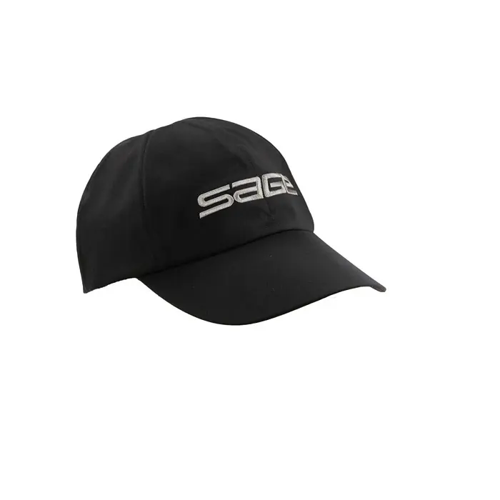 Casquette de pêche Sage Waterproof Long bill – Black Vente Directe
