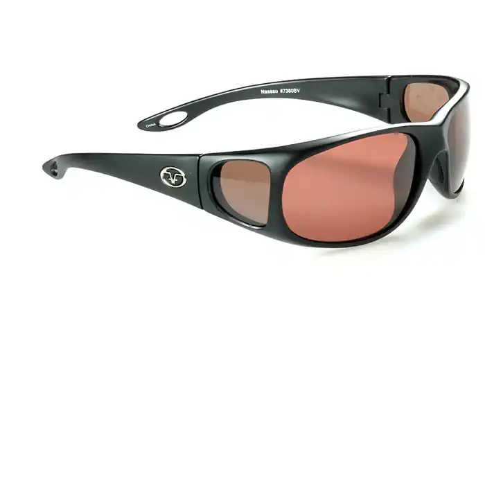 Vente Directe Lunettes polarisantes pêche Flying Fisherman Nassau – Black Vermillion