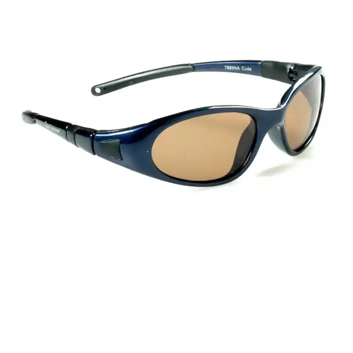 Lunettes polarisantes pêche Flying Fisherman Cuda (for kids) – Navy Amber Promotion Saisonnière