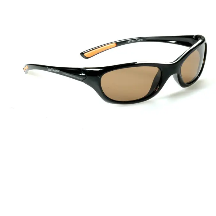 Lunettes polarisantes pêche Flying Fisherman Osprey (for kids) – Black Amber Pas Cher