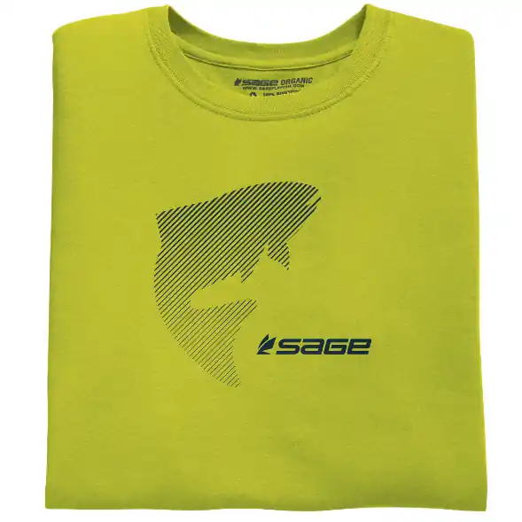 Prix Bas Sage Modern Fish Tee