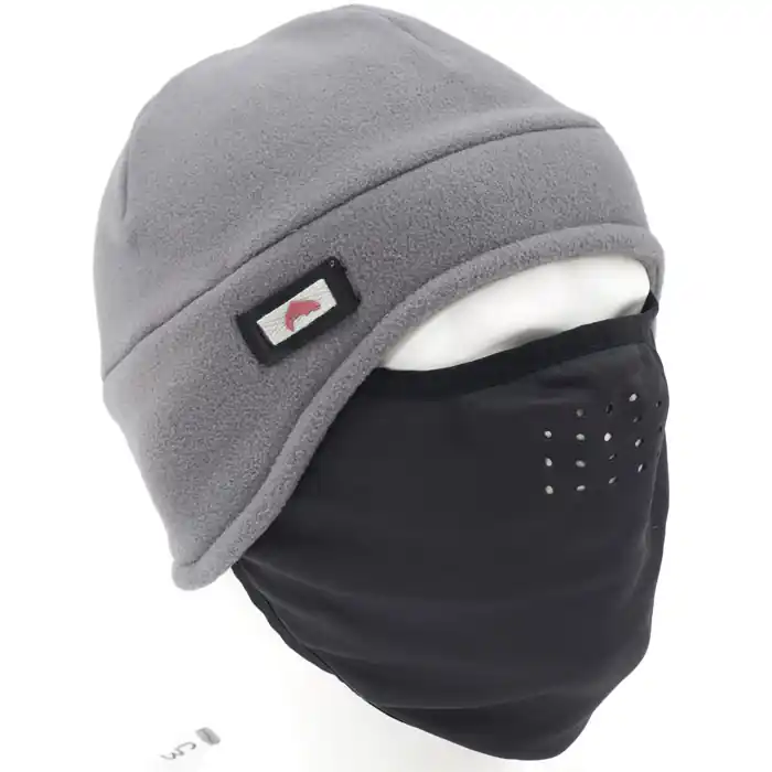 Casquette de pêche Simms Face Mask – Grey Commander Vite