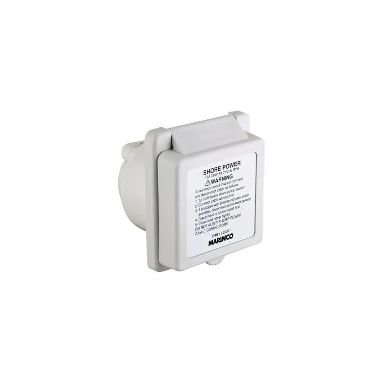 16A/230V square waterproof plug – plastic Satisfait Ou Remboursé