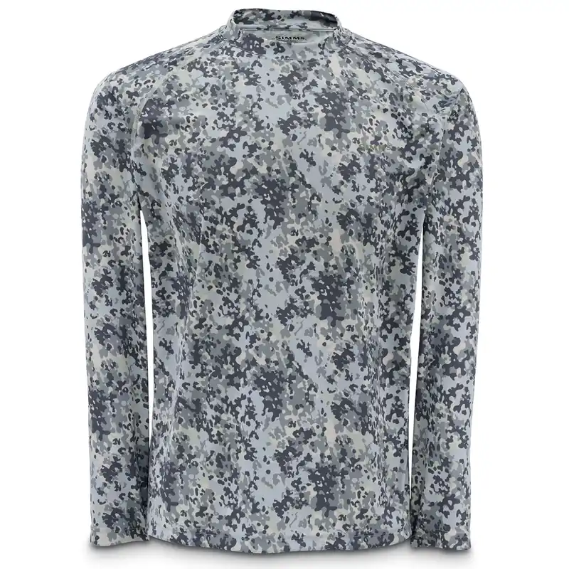 Acheter En Ligne Simms Solarflex LS Crewneck Tidal Camo