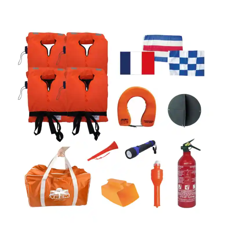 Achat Immédiat Sac d&rsquo;armement côtier 4 personnes – 6 milles – ORANGEMARINE