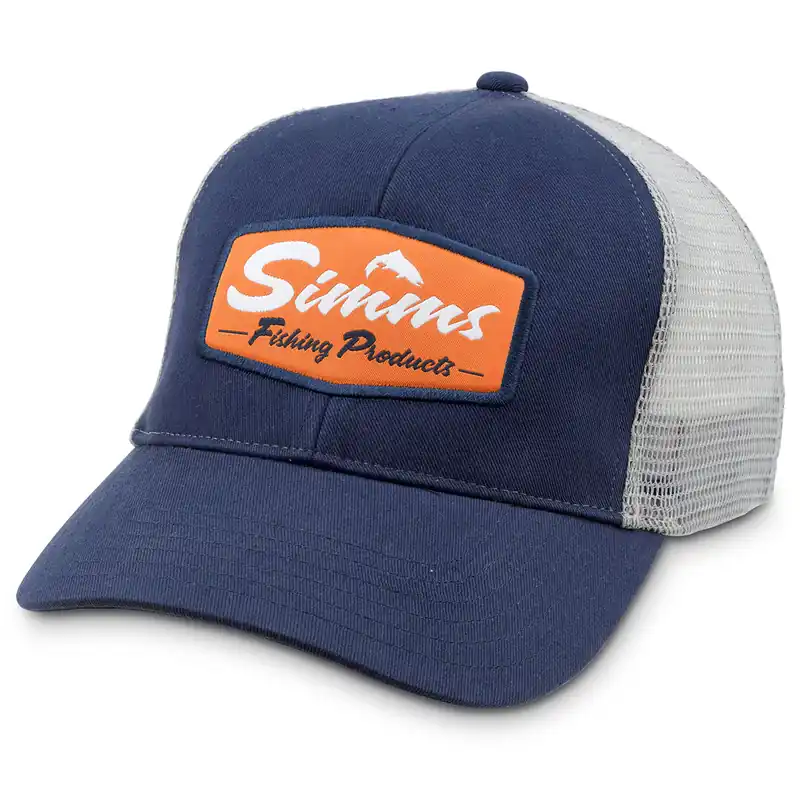 Achat Immédiat Casquette de pêche Simms Patch Trucker – Night Fall