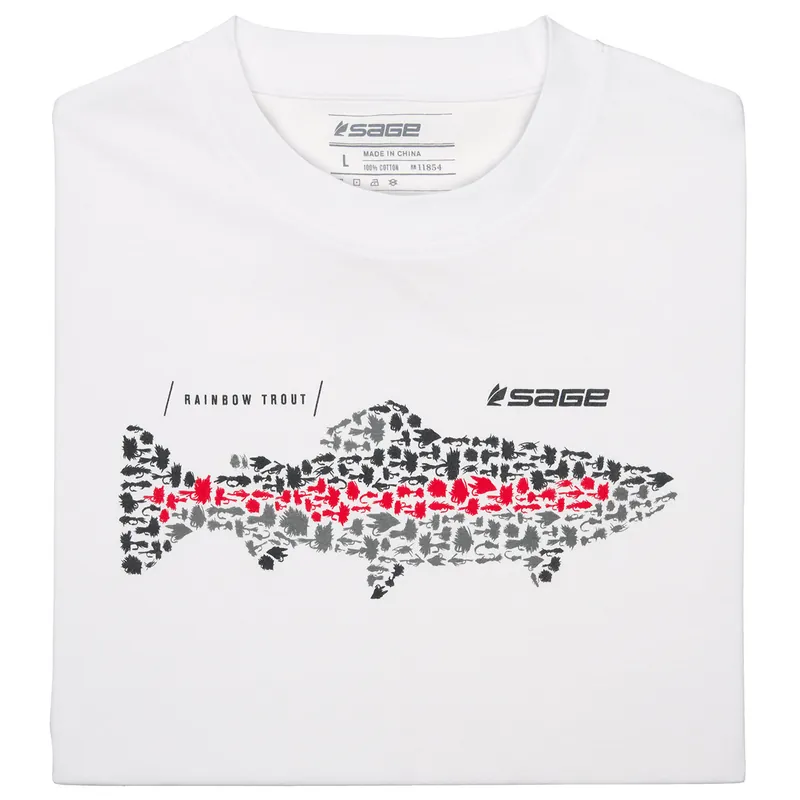 Achat Immédiat Sage Rainbow Trout Flies Tee (1)