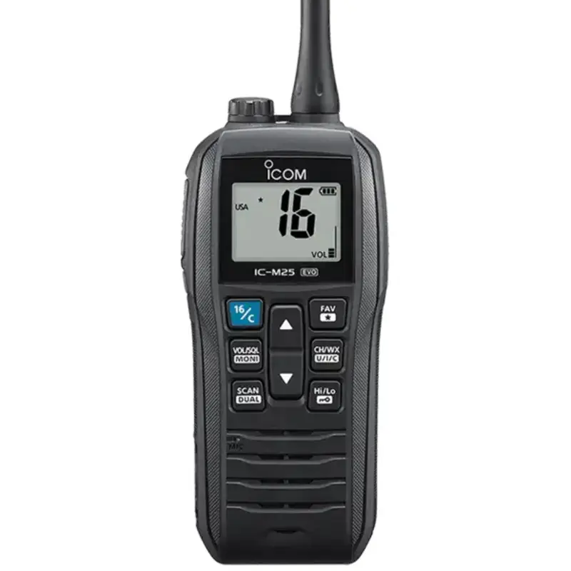 Meilleure Vente VHF Portable IC-M25EURO EVO Noir – ICOM