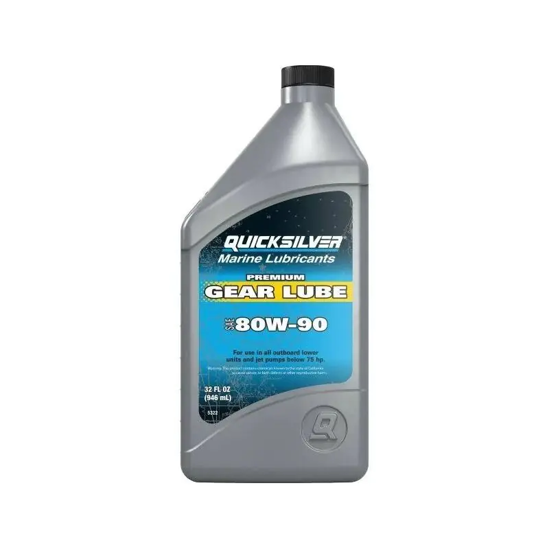 Livraison Gratuite Huile d’embase premium SAE 80w90 – 1l – Quicksilver