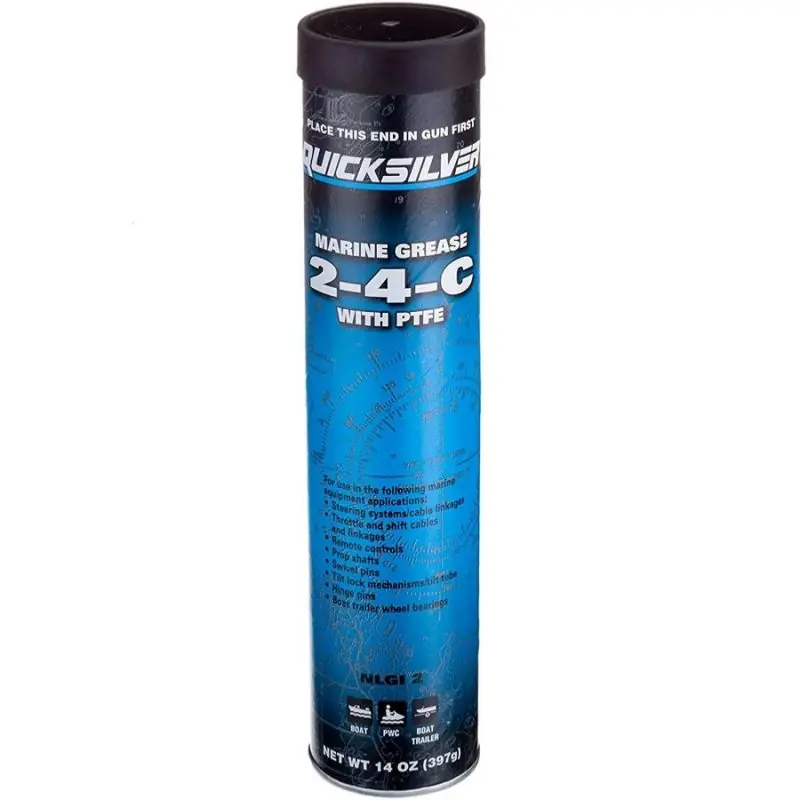 Commande En Gros Cartouche de graisse marine 2-4-c au teflon – 400g – Quicksilver