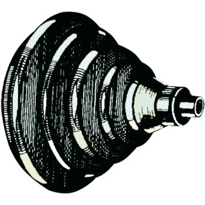 Bague passe-cables en abs noir avec soufflet – osculati Populaire