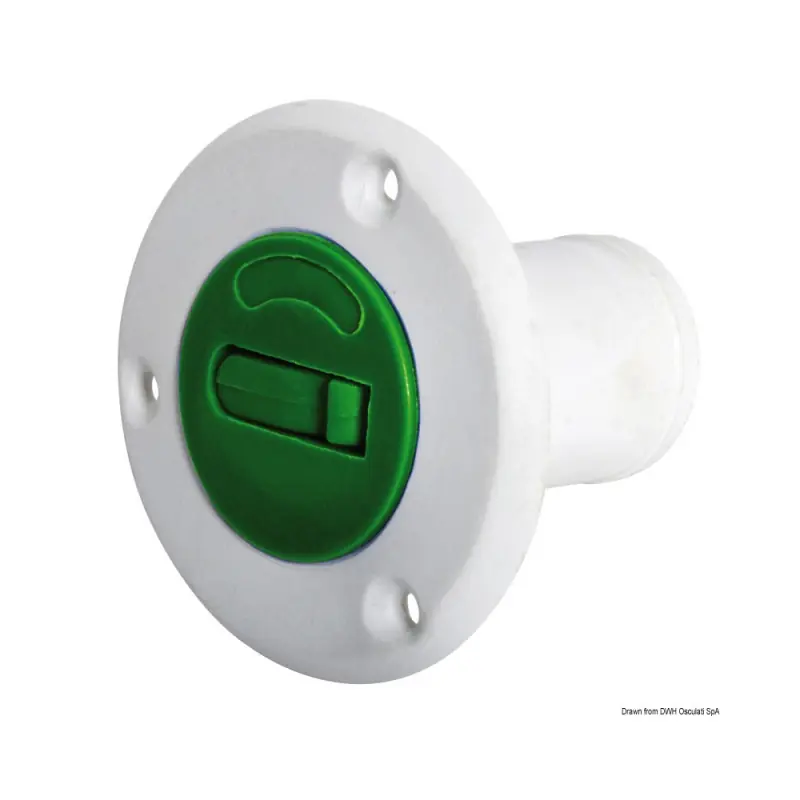 Soldes Bouchon carb. nylon-fibre verre fuel vert 38 mm – osculati