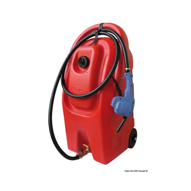 Paiement Sécurisé Conteneur transport essence avec roues 59 l – osculati