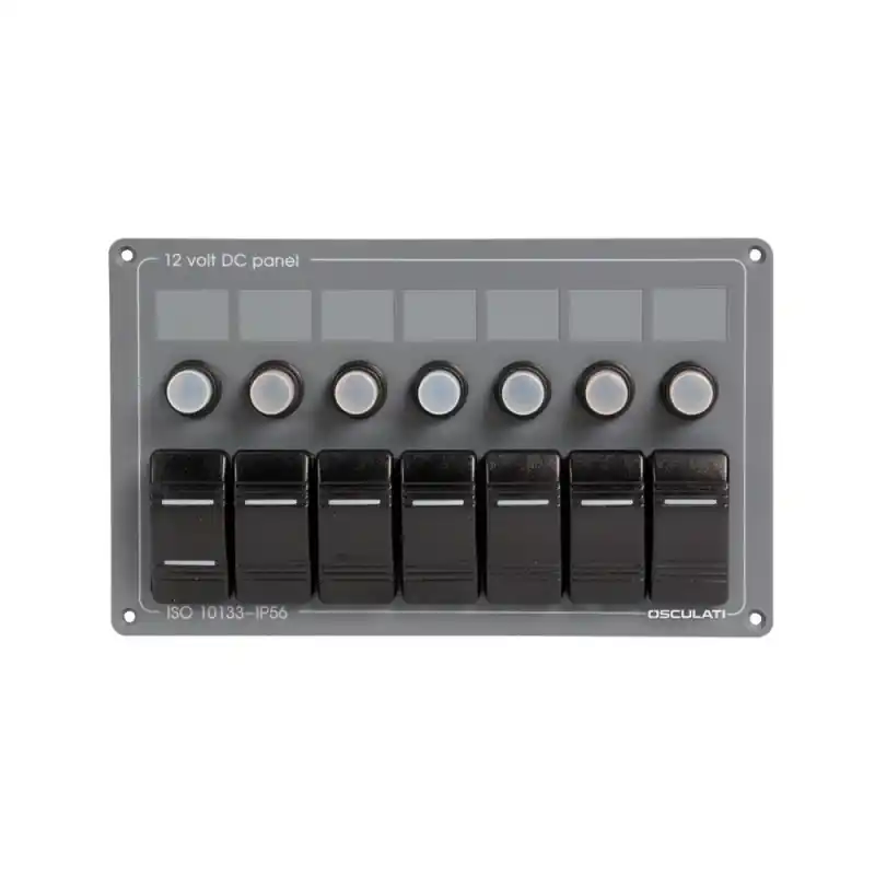 Achetez Aujourd’hui Tableau electrique horizontal avec 7 interrupteurs – osculati