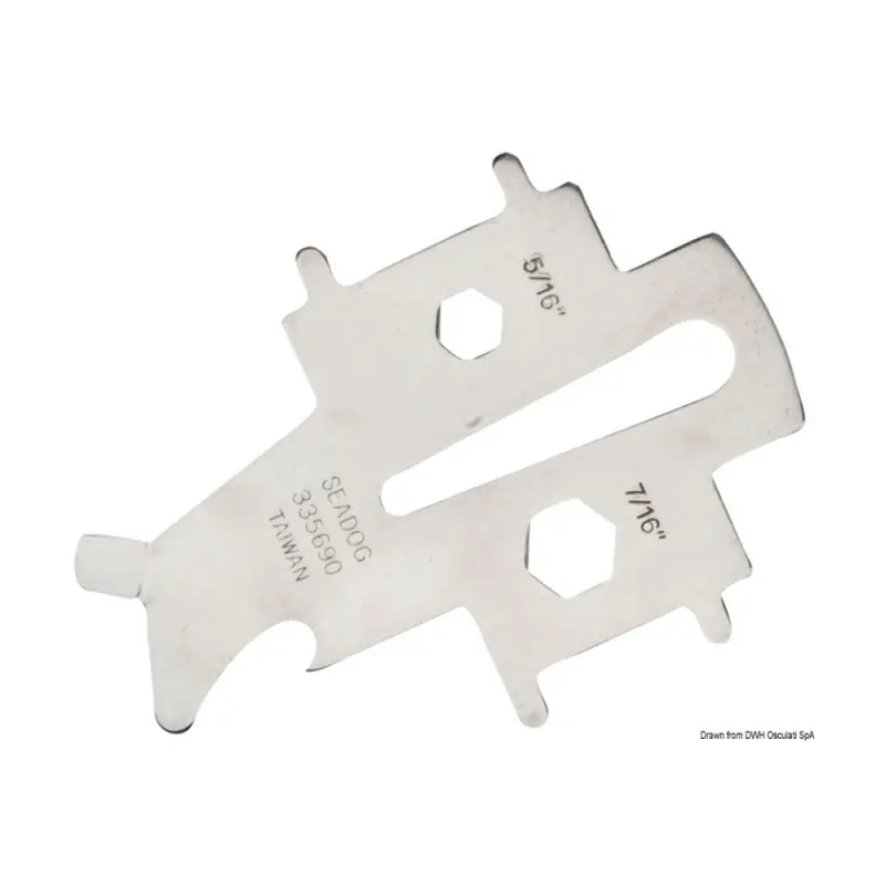 Offre Limitée Cle universelle p. bouchons inox – osculati