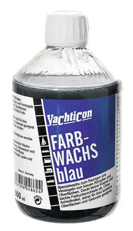 Cire colorée bleue 500 ml Soldes