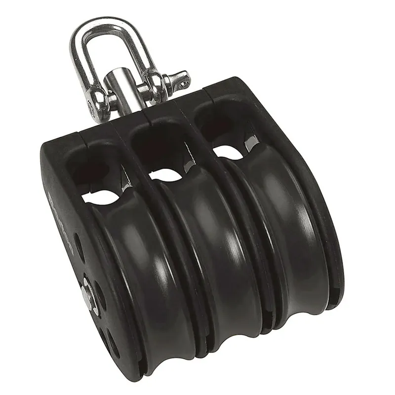 Expédié Aujourd’hui Barton Poulie à trois disques avec manille pivotante