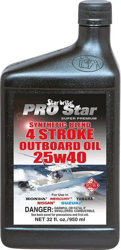 Huile moteur 4 temps Starbrite SAE25W-40 Achetez Aujourd’hui