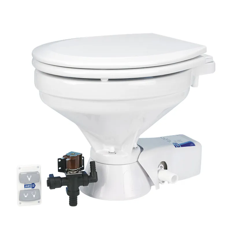 Top Vente Jabsco Quiet Flush toilettes électriques avec électrovanne
