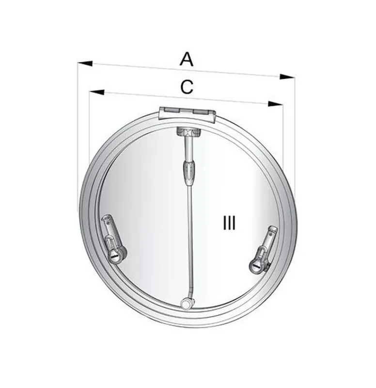 Meilleur Choix Vetus trappe Altus 520 ronde