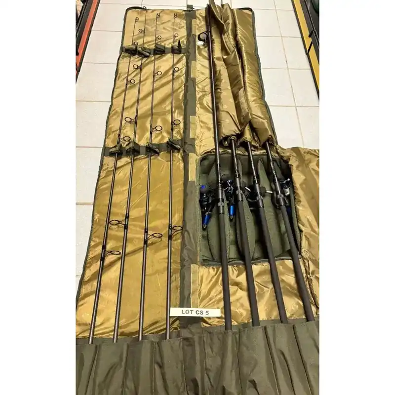 CARP SPIRIT – Ensemble complet 4 cannes + moulinets + fourreau Marque