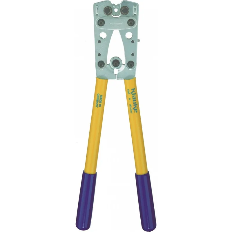 Acheter En Ligne Alicate de cravar para terminais de cobre de 6-120 mm² e mangas tubulares com batente