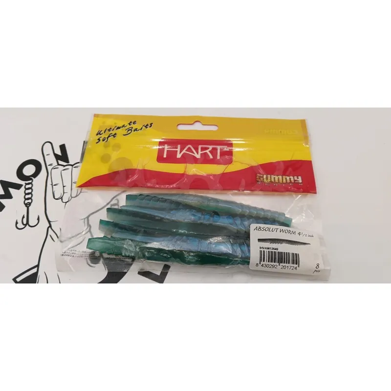 HART – Leurres souples Absolut Worm 4&Prime;1/2 Prix Bas