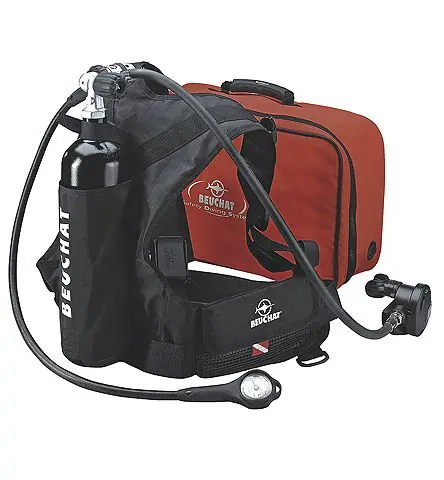 Paiement Sécurisé Set de plongée d&rsquo;urgence BEUCHAT avec bouteille de plongée