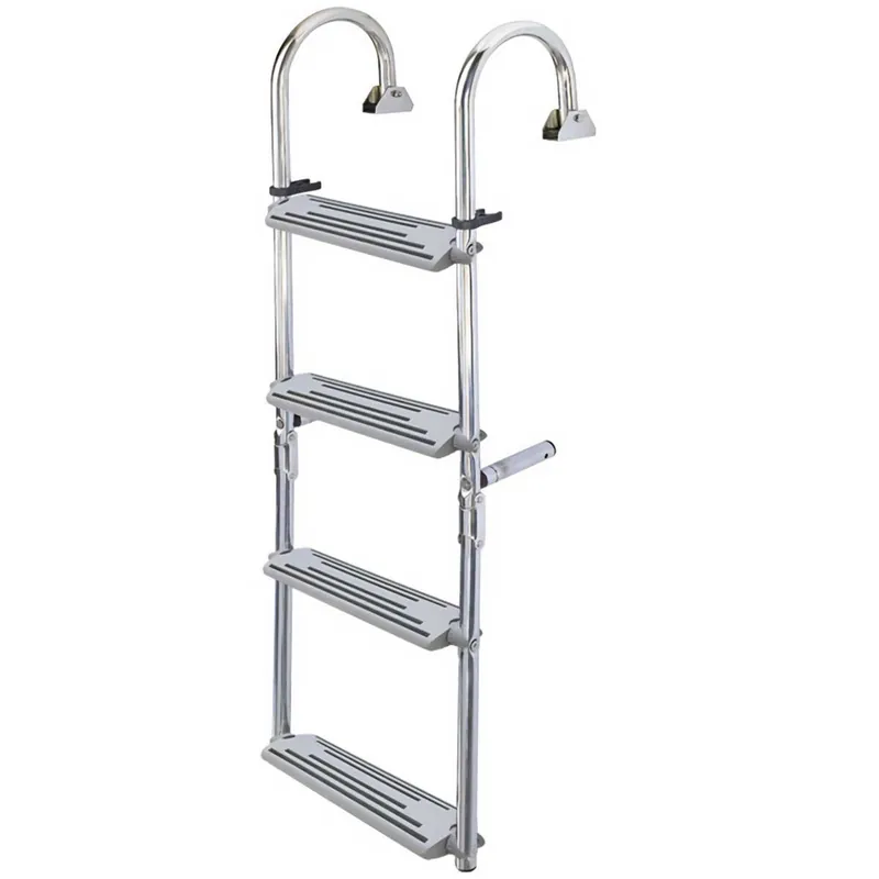 Acheter En Ligne Stainless steel folding ladder – 180° rungs